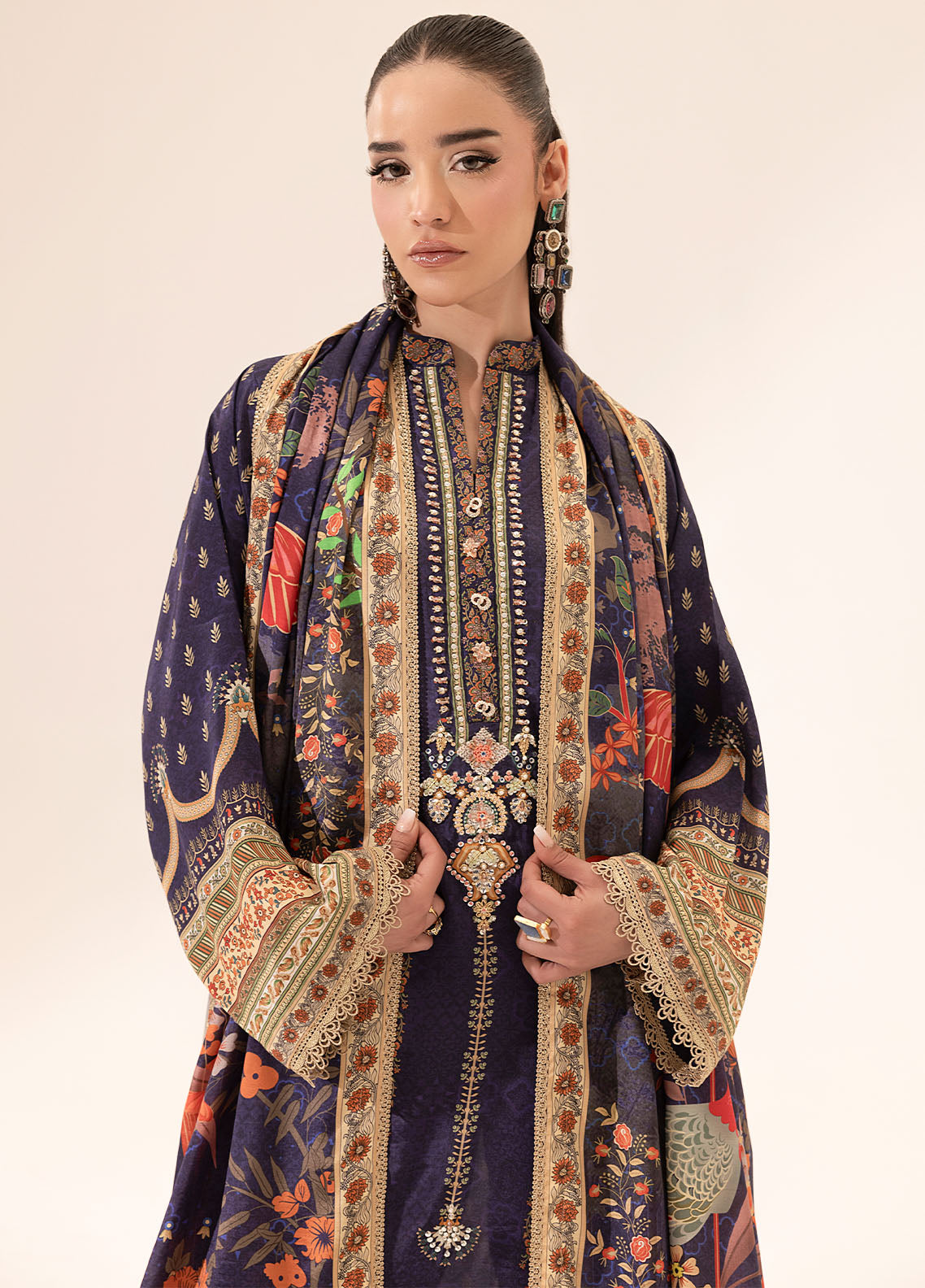 Sahane | Suay Silk Handwork Edit | CT-15006 ETHER - SUAY -  Sahane Ladies Clothes - Original Designer Dress - House of Maryam
