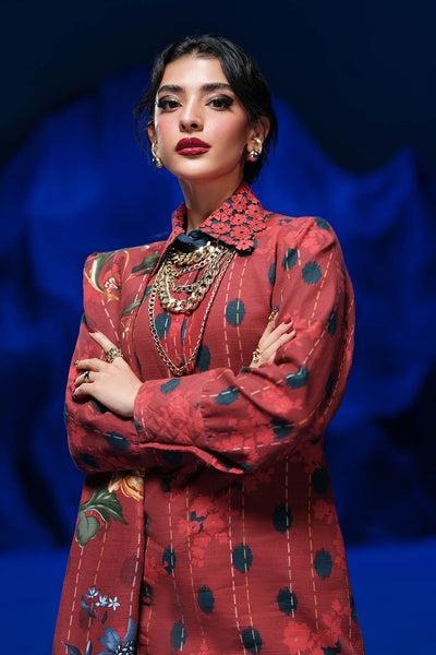 Bonanza Satrangi | Winery 3 Pc (1W24P3P311) -  Bonanza Satrangi Unstitched - Original Designer Dress - House of Maryam
