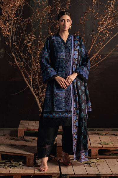 Bonanza Satrangi | Midnight Sail 3 Pc (2W24P3P149) -  Bonanza Satrangi Unstitched - Original Designer Dress - House of Maryam