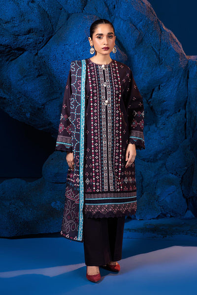 Bonanza Satrangi | Meraki 3 Pc (2W24P3P268) -  Bonanza Satrangi Unstitched - Original Designer Dress - House of Maryam