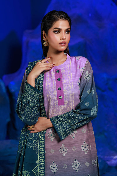Bonanza Satrangi | Rainwashed 3 Pc (2W24P3P343) -  Bonanza Satrangi Unstitched - Original Designer Dress - House of Maryam