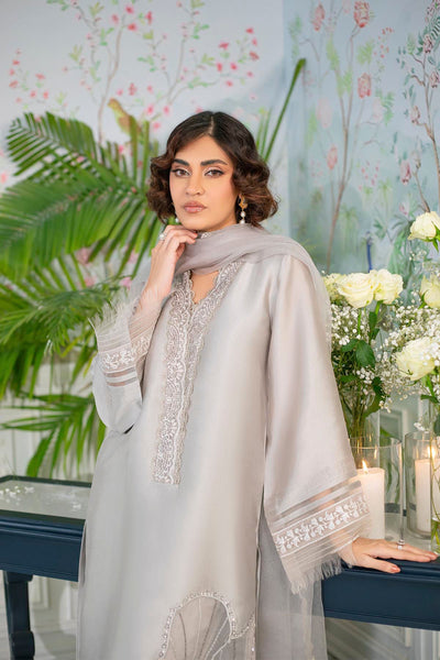 Annus Abrar | Sehr Eid Luxe | Lainey Grey -  Annus Abrar Ladies Clothes - Original Designer Dress - House of Maryam