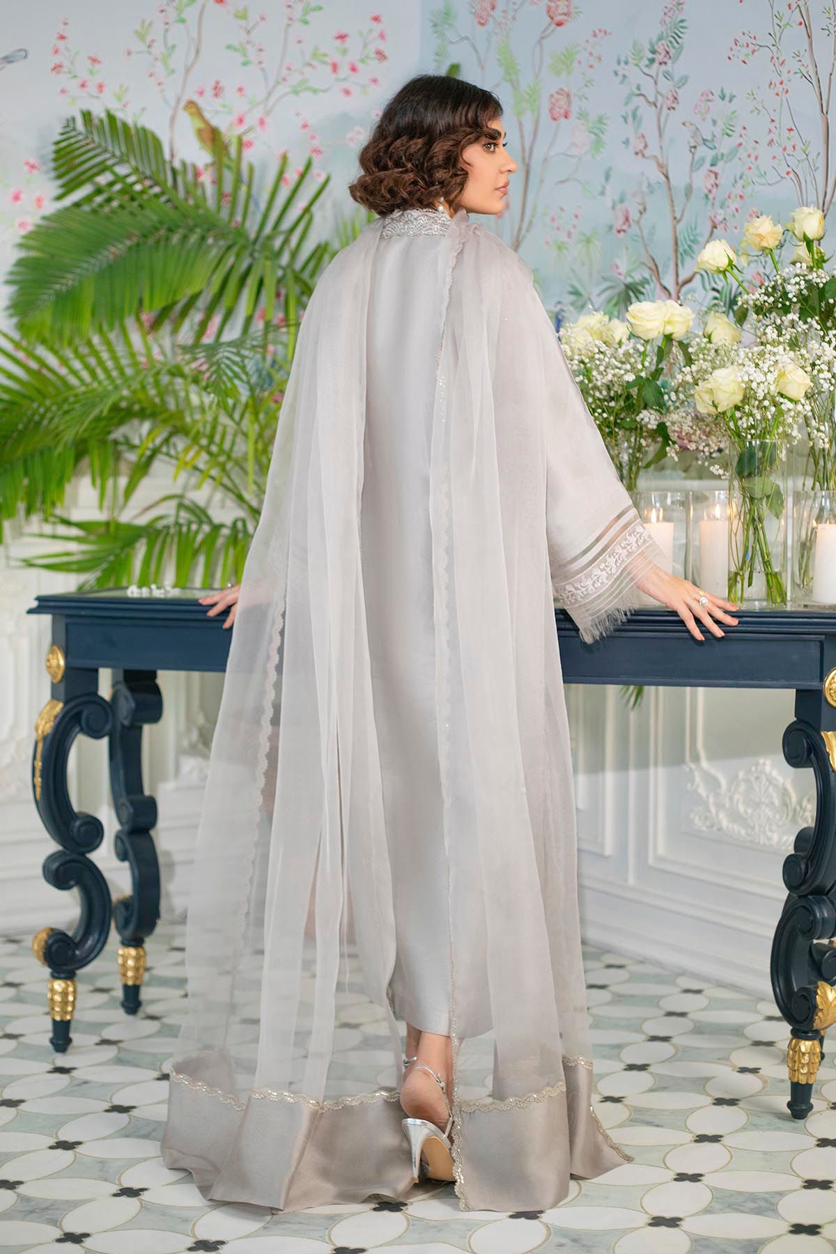 Annus Abrar | Sehr Eid Luxe | Lainey Grey -  Annus Abrar Ladies Clothes - Original Designer Dress - House of Maryam