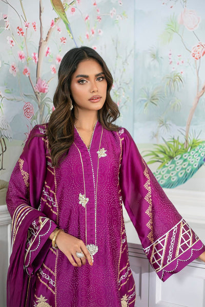 Annus Abrar | Sehr Eid Luxe | Emery - Violet -  Annus Abrar Ladies Clothes - Original Designer Dress - House of Maryam