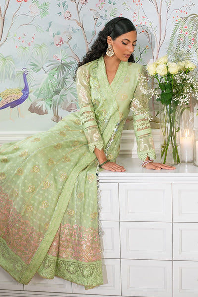 Annus Abrar | Sehr Eid Luxe | Nadi Mint -  Annus Abrar Ladies Clothes - Original Designer Dress - House of Maryam