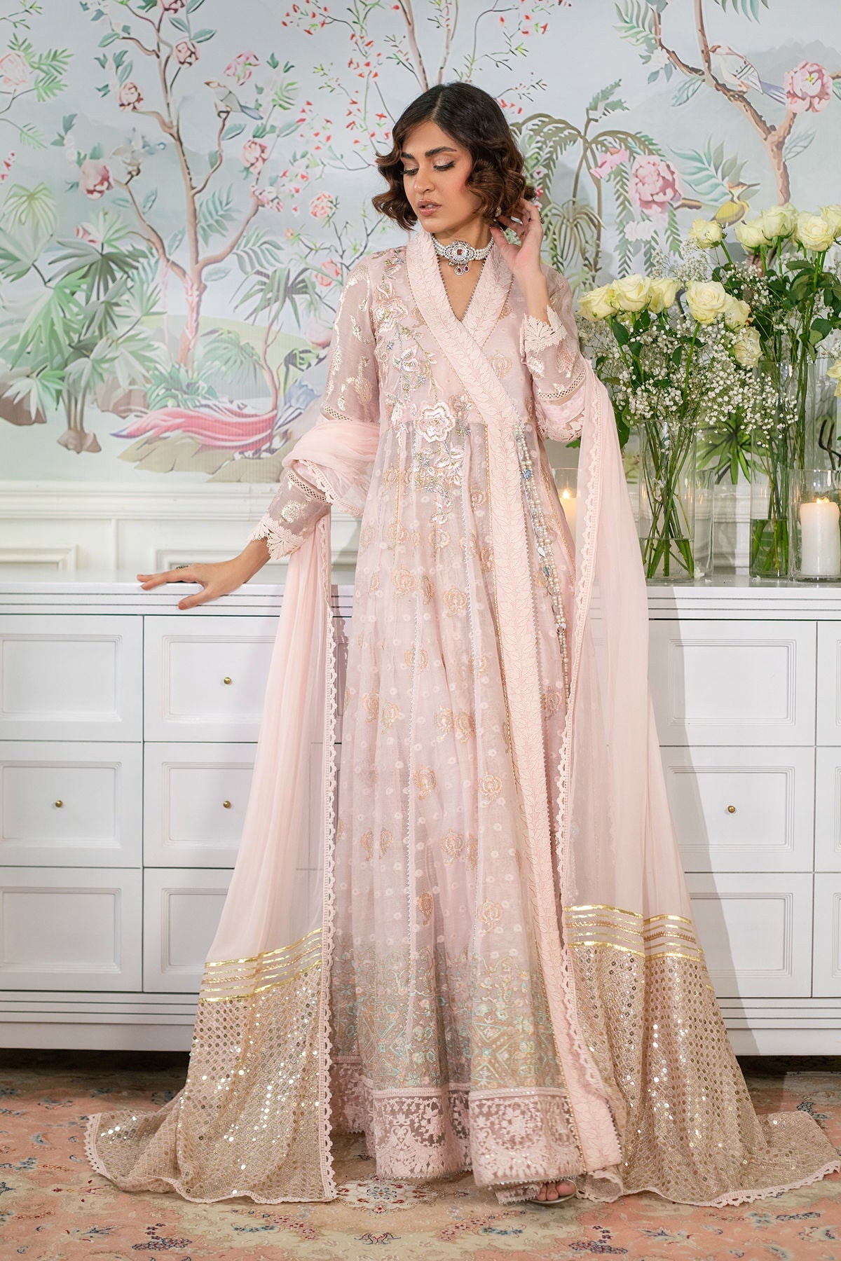 Annus Abrar | Sehr Eid Luxe | Nadi Blush -  Annus Abrar Ladies Clothes - Original Designer Dress - House of Maryam