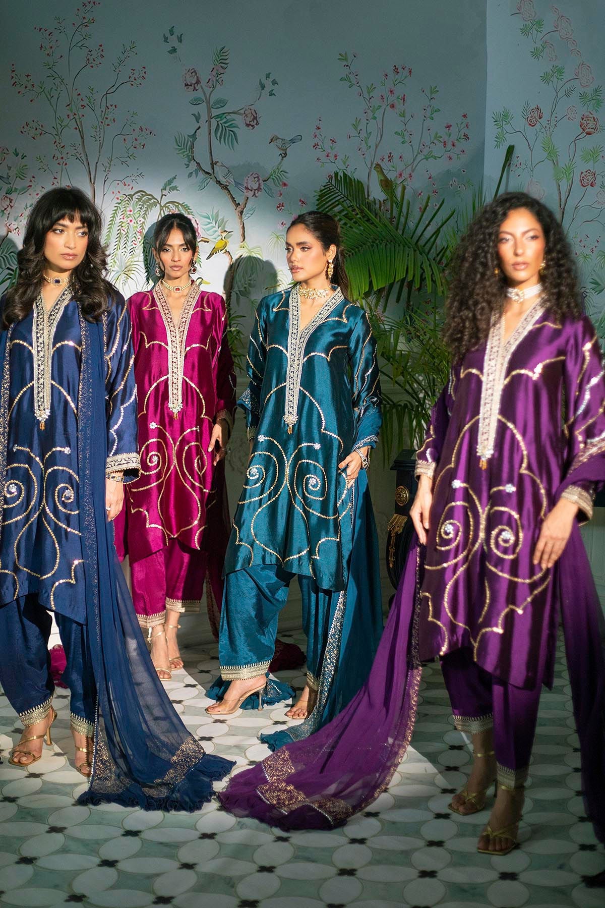 Annus Abrar | Sehr Eid Luxe | Izali Midnight -  Annus Abrar Ladies Clothes - Original Designer Dress - House of Maryam