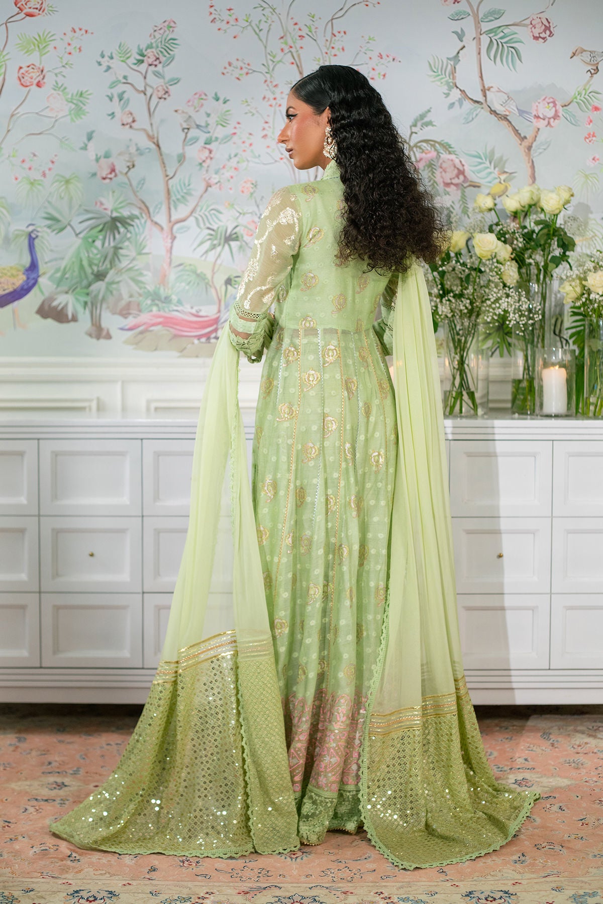 Annus Abrar | Sehr Eid Luxe | Nadi Mint -  Annus Abrar Ladies Clothes - Original Designer Dress - House of Maryam