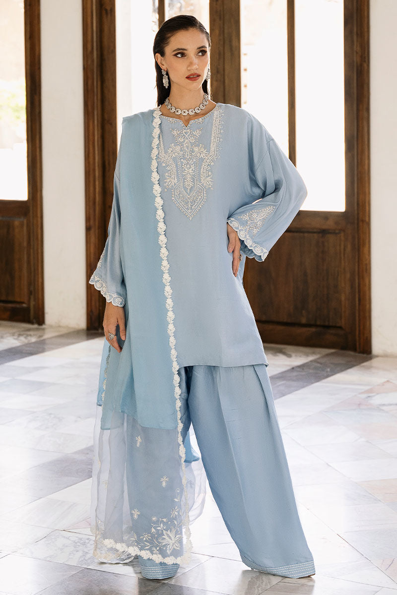 Ansab Jahangir | Luxe Pret Signature | Delphinium by Designer Ansab Jahangir - House of Maryam - Pakistani Designer Ethnic Wear in {{ shop.shopifyCountryName }}