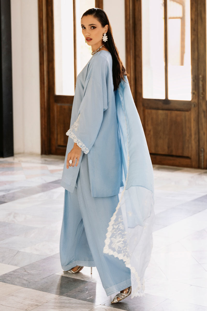 Ansab Jahangir | Luxe Pret Signature | Delphinium by Designer Ansab Jahangir - House of Maryam - Pakistani Designer Ethnic Wear in {{ shop.shopifyCountryName }}