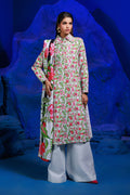 Bonanza Satrangi | Floral Art 3 Pc (1W24P3P253) -  Bonanza Satrangi Unstitched -  House of Maryam