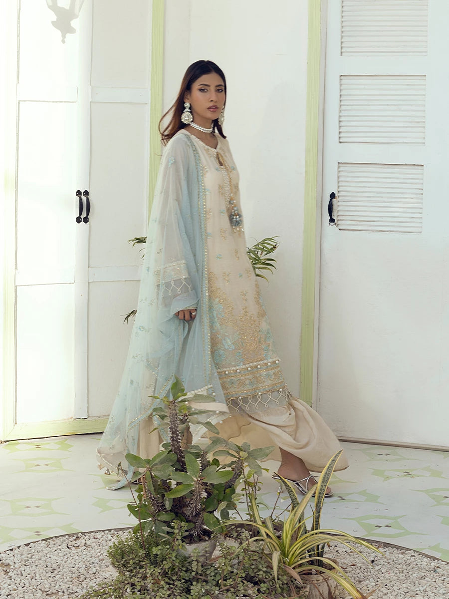 Salitex | Signature Festive Chiffon | SUNW6NO005UT -  Salitex Ladies Clothes - Original Designer Dress - House of Maryam