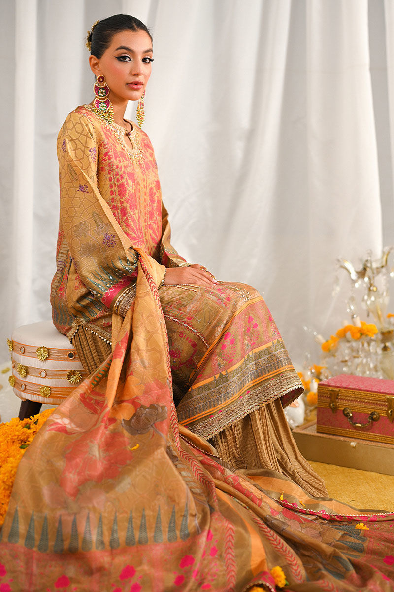 Ansab Jahangir | Digital Silk | Asmara Shirt and Dupatta, image 3