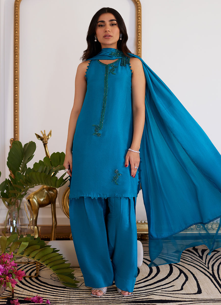 Farah Talib Aziz | Luna Eid Collection 24 | LILOU -  Farah Talib Aziz Luxury - Original Designer Dress - House of Maryam