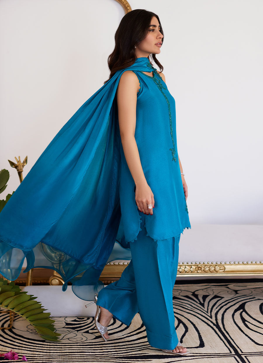 Farah Talib Aziz | Luna Eid Collection 24 | LILOU -  Farah Talib Aziz Luxury - Original Designer Dress - House of Maryam