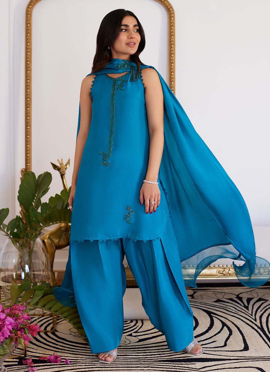 Farah Talib Aziz | Luna Eid Collection 24 | LILOU -  Farah Talib Aziz Luxury - Original Designer Dress - House of Maryam