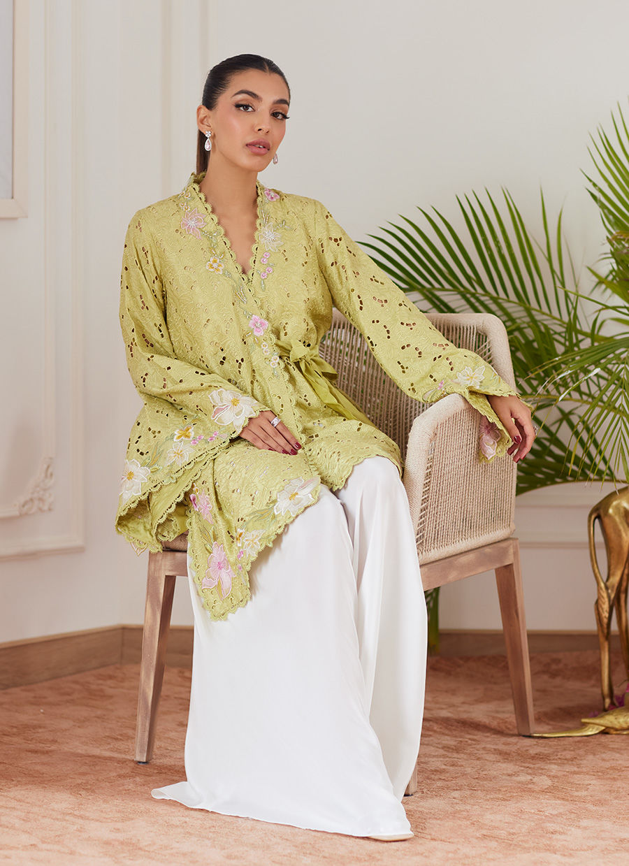 Farah Talib Aziz | Luna Eid Collection 24 | ABIGAIL KIWI by Designer Farah Talib Aziz - House of Maryam - Pakistani Designer Ethnic Wear in {{ shop.shopifyCountryName }}