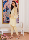 Farah Talib Aziz | Luna Eid Collection 24 | ESMERALDA PASTEL YELLOW by Designer Farah Talib Aziz - House of Maryam - Pakistani Designer Ethnic Wear in {{ shop.shopifyCountryName }}