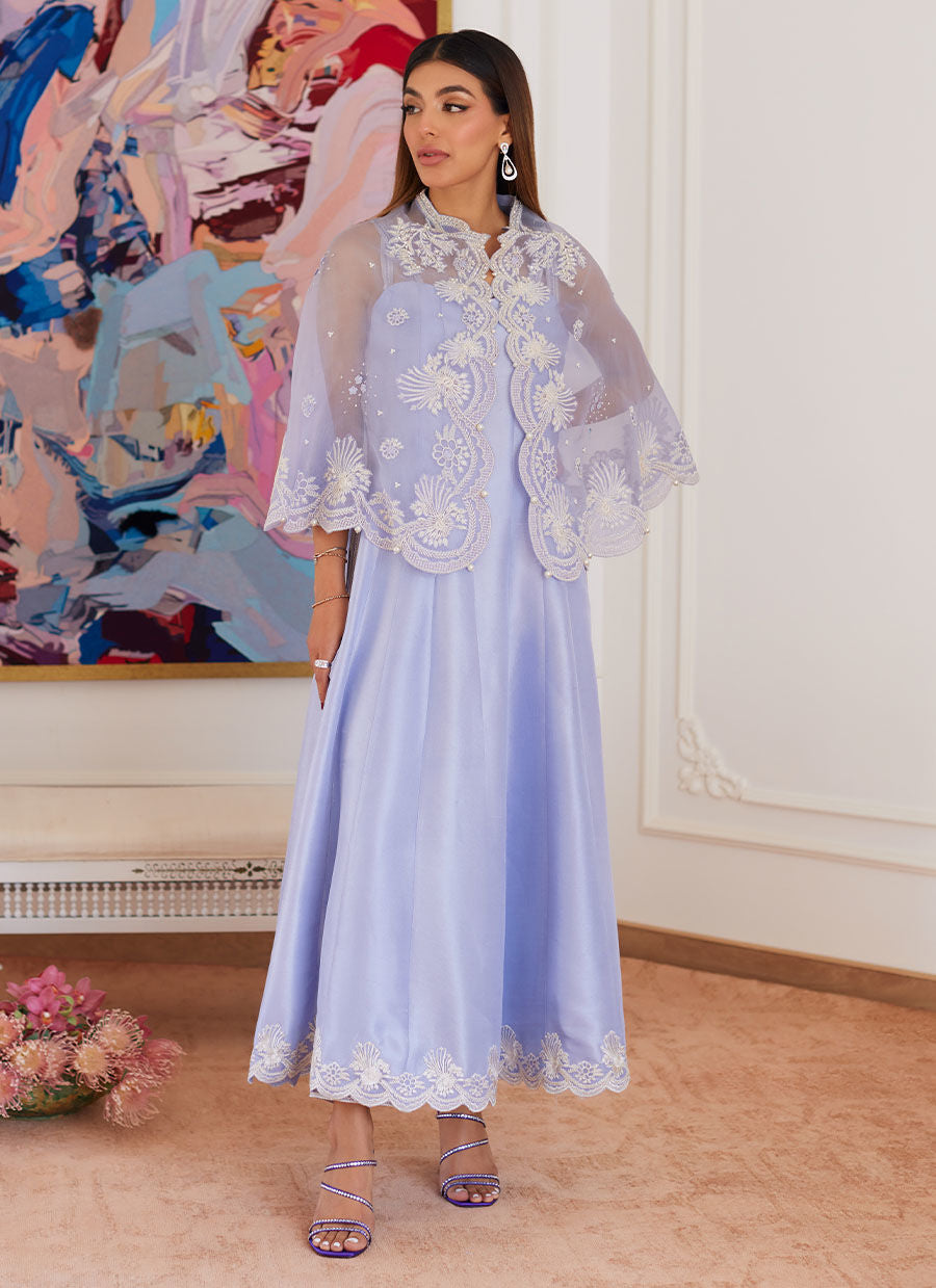 Farah Talib Aziz | Luna Eid Collection 24 | FLEUR LAVENDER -  Farah Talib Aziz Luxury - Original Designer Dress - House of Maryam