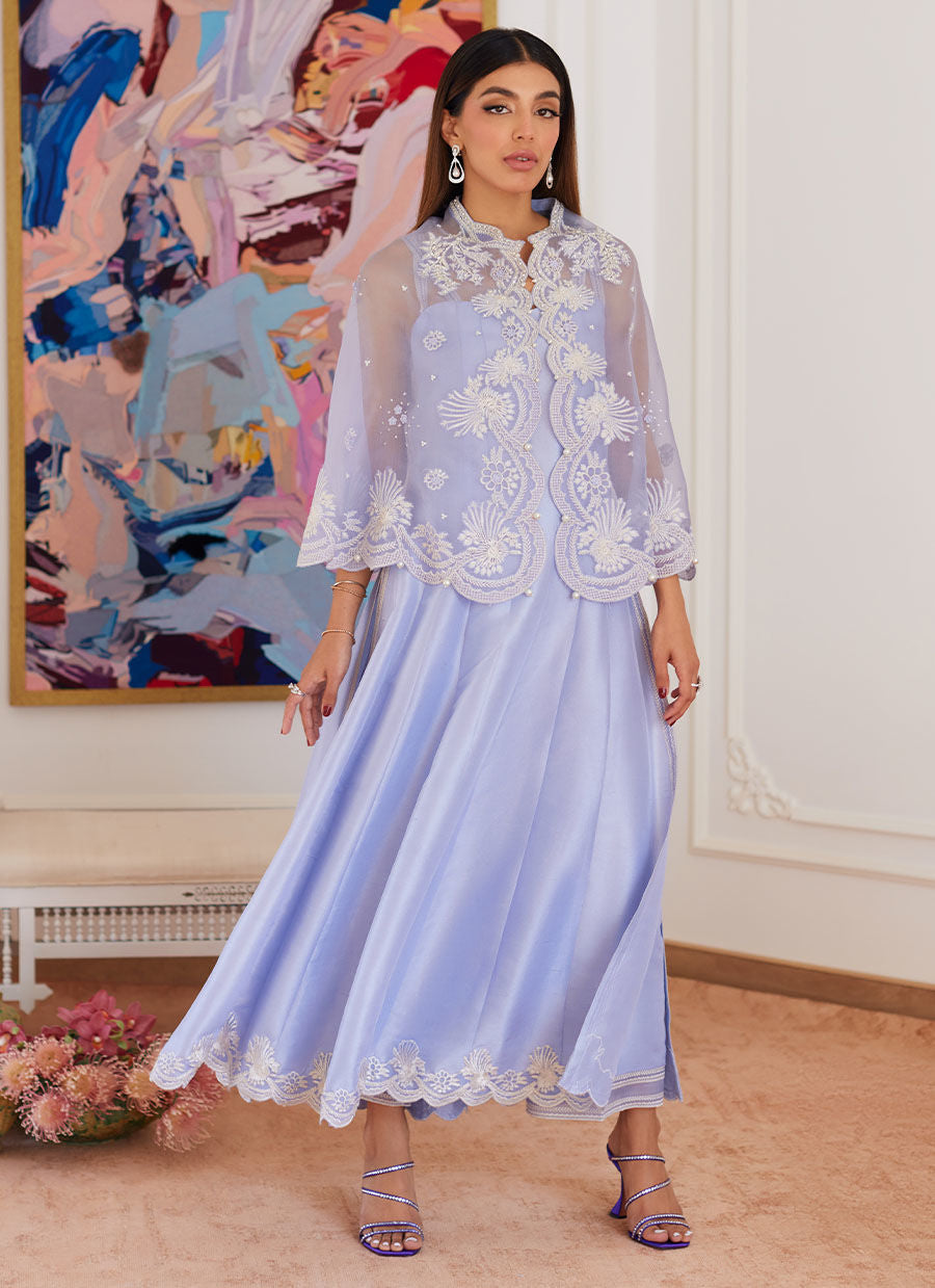 Farah Talib Aziz | Luna Eid Collection 24 | FLEUR LAVENDER -  Farah Talib Aziz Luxury - Original Designer Dress - House of Maryam
