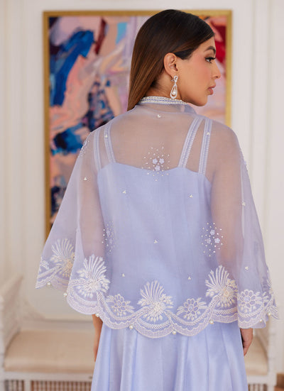 Farah Talib Aziz | Luna Eid Collection 24 | FLEUR LAVENDER -  Farah Talib Aziz Luxury - Original Designer Dress - House of Maryam