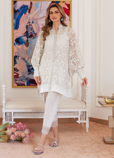 Farah Talib Aziz | Luna Eid Collection 24 | OPHELIA IVORY -  Farah Talib Aziz Luxury - Original Designer Dress - House of Maryam