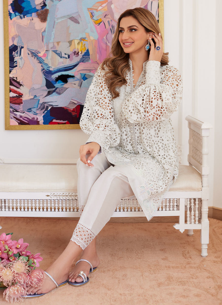 Farah Talib Aziz | Luna Eid Collection 24 | OPHELIA IVORY -  Farah Talib Aziz Luxury - Original Designer Dress - House of Maryam