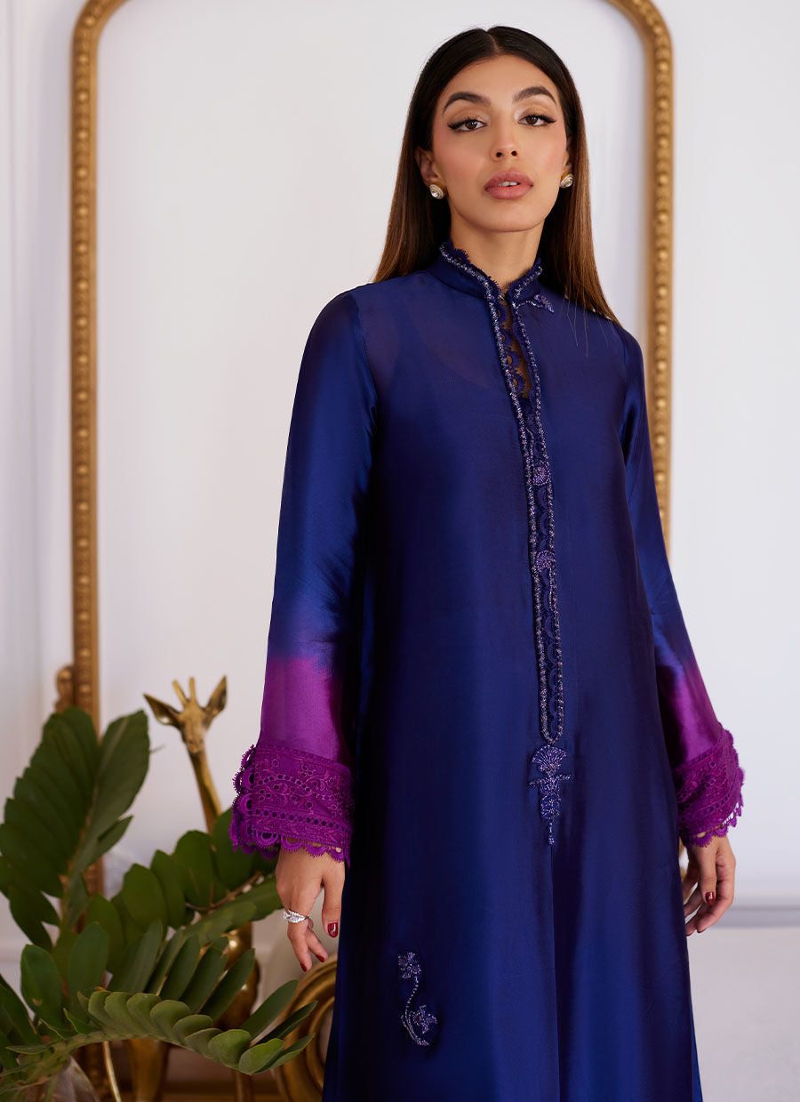 Farah Talib Aziz | Luna Eid Collection 24 | MORGANA OMBRE by Designer Farah Talib Aziz - House of Maryam - Pakistani Designer Ethnic Wear in {{ shop.shopifyCountryName }}