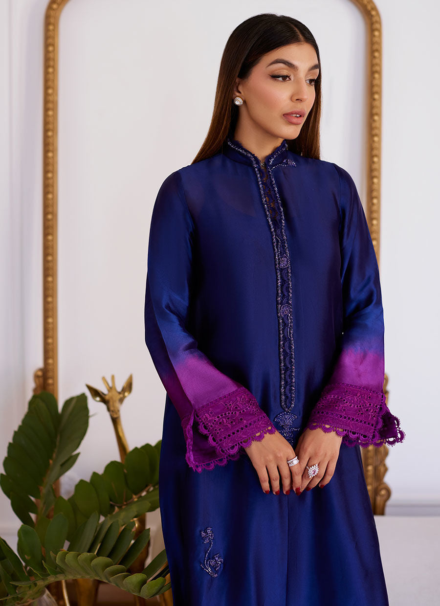 Farah Talib Aziz | Luna Eid Collection 24 | MORGANA OMBRE by Designer Farah Talib Aziz - House of Maryam - Pakistani Designer Ethnic Wear in {{ shop.shopifyCountryName }}