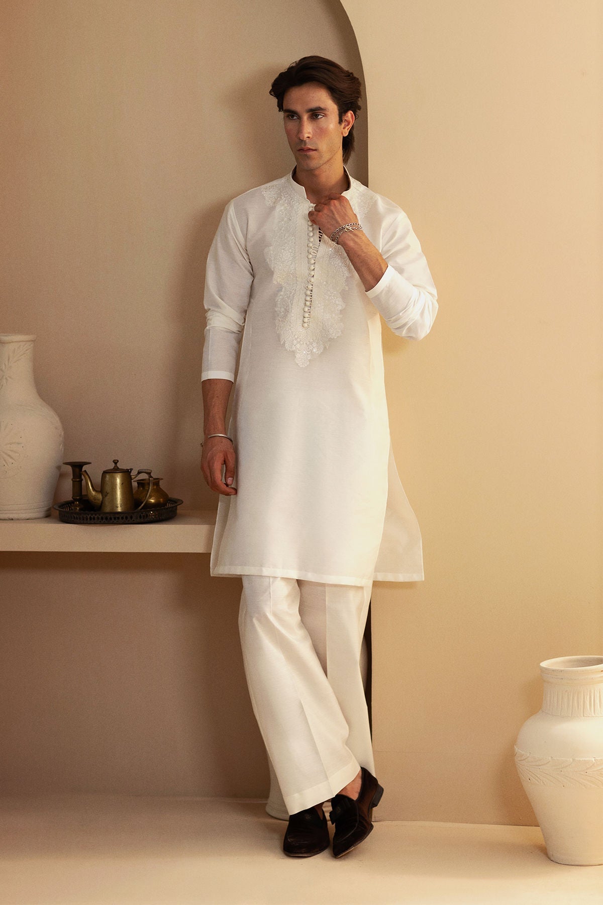 Annus Abrar | Eid Elemental Festive | Behrang -  Annus Abrar MensWear - Original Designer Dress - House of Maryam