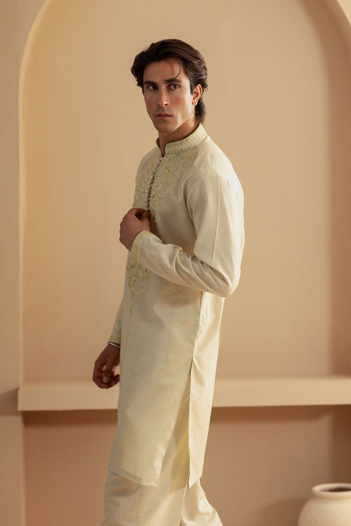 Annus Abrar | Eid Elemental Festive | Kavesh -  Annus Abrar MensWear - Original Designer Dress - House of Maryam