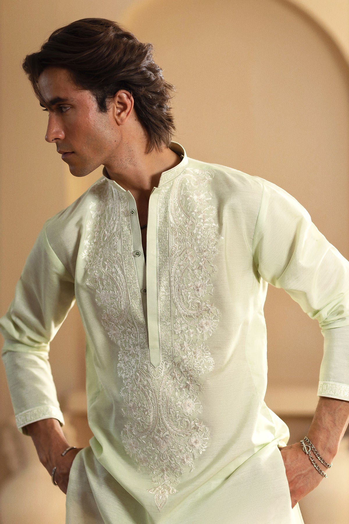 Annus Abrar | Eid Elemental Festive | Vafa -  Annus Abrar MensWear - Original Designer Dress - House of Maryam