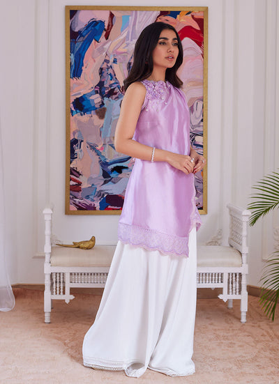 Farah Talib Aziz | Luna Eid Collection 24 | SUZETTE LAVENDER -  Farah Talib Aziz Luxury - Original Designer Dress - House of Maryam