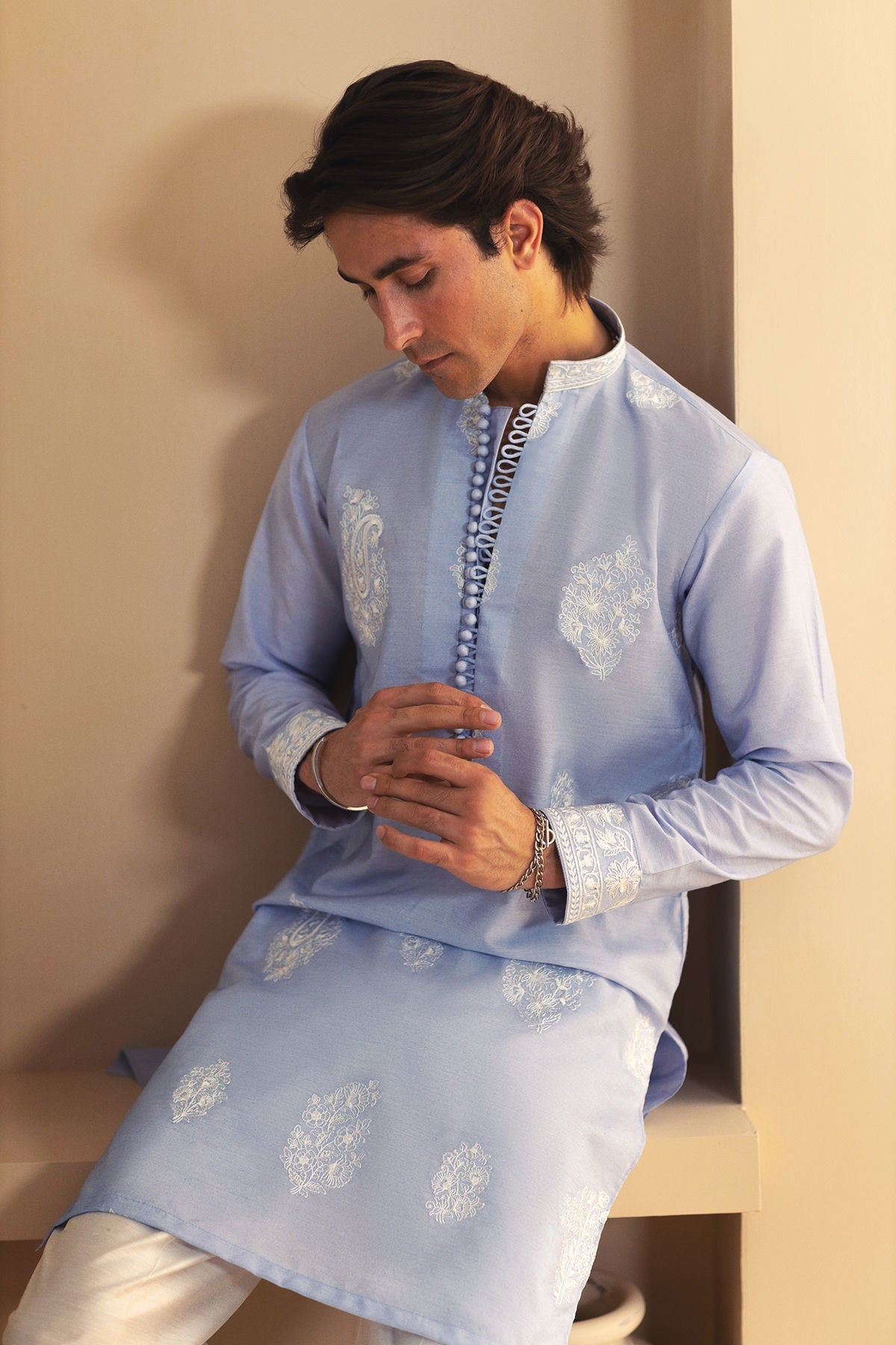 Annus Abrar | Eid Elemental Festive | Ramin -  Annus Abrar MensWear - Original Designer Dress - House of Maryam
