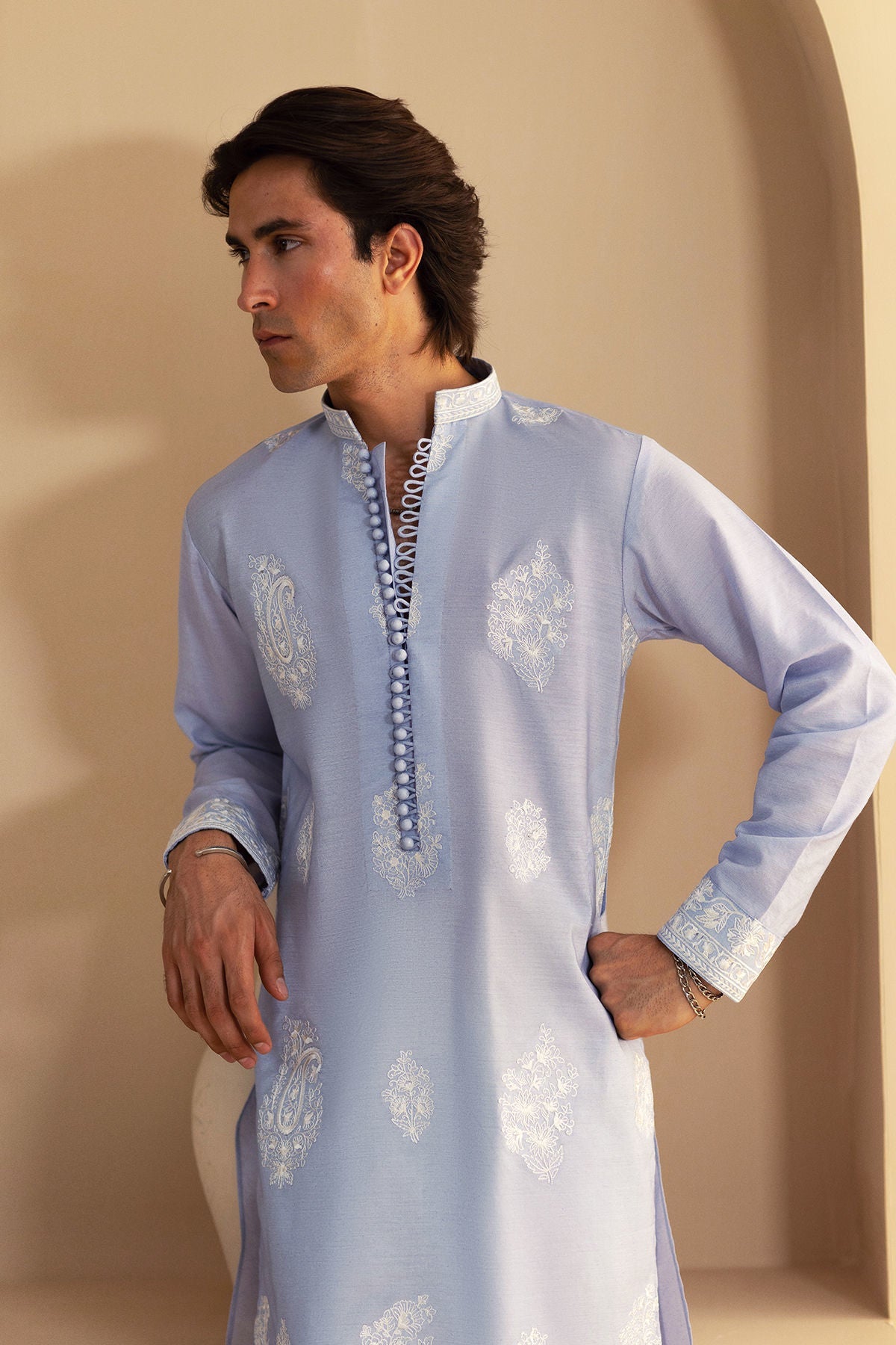 Annus Abrar | Eid Elemental Festive | Ramin -  Annus Abrar MensWear - Original Designer Dress - House of Maryam