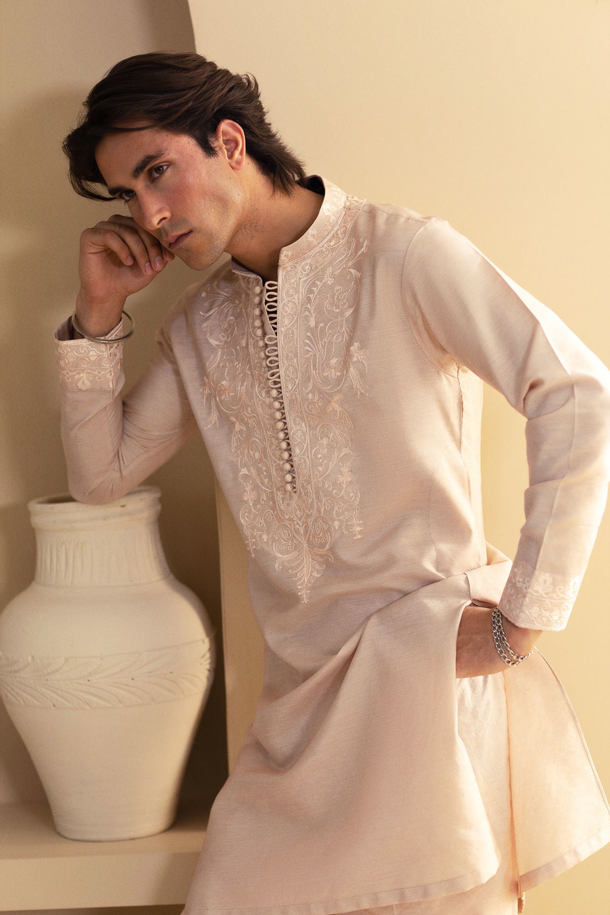 Annus Abrar | Eid Elemental Festive | Mahboud -  Annus Abrar MensWear - Original Designer Dress - House of Maryam