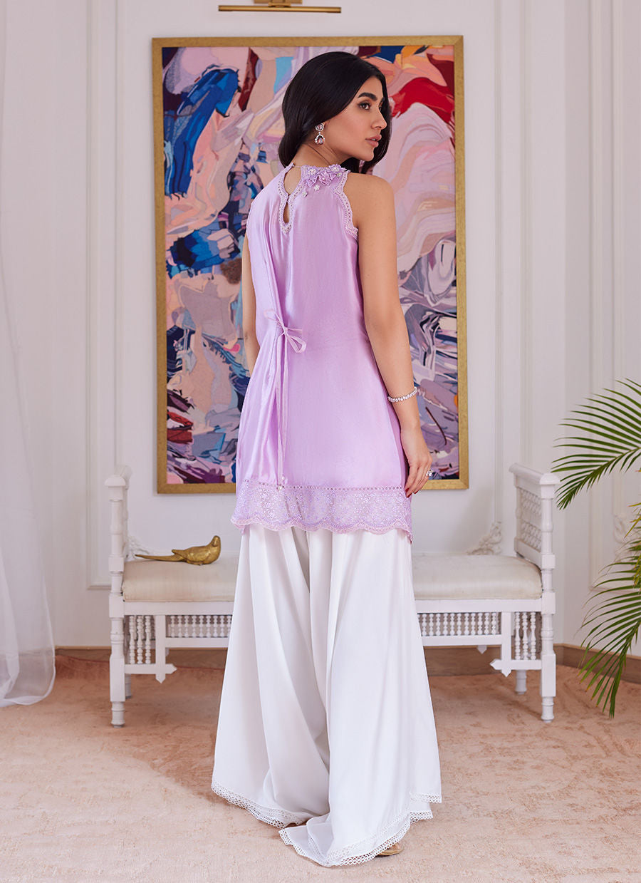 Farah Talib Aziz | Luna Eid Collection 24 | SUZETTE LAVENDER -  Farah Talib Aziz Luxury - Original Designer Dress - House of Maryam