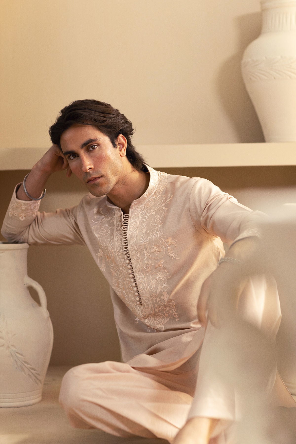 Annus Abrar | Eid Elemental Festive | Mahboud -  Annus Abrar MensWear - Original Designer Dress - House of Maryam