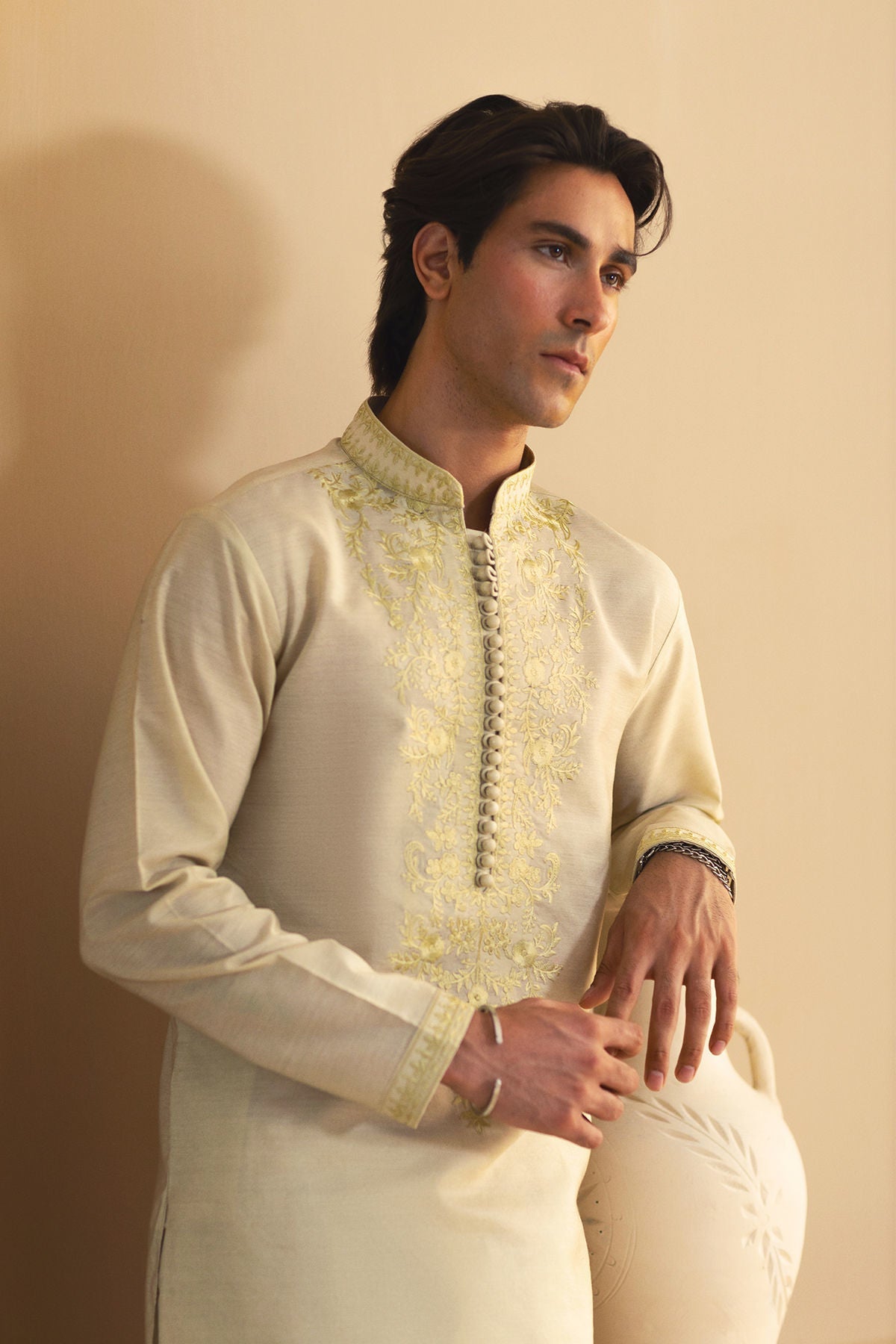 Annus Abrar | Eid Elemental Festive | Kavesh -  Annus Abrar MensWear - Original Designer Dress - House of Maryam