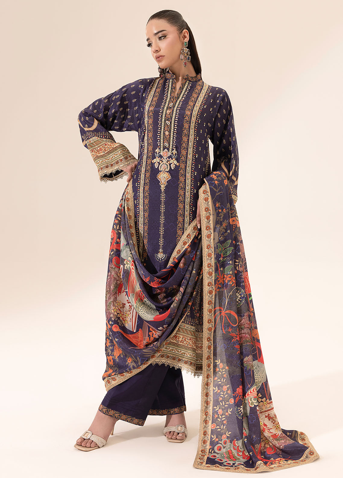 Sahane | Suay Silk Handwork Edit | CT-15006 ETHER - SUAY -  Sahane Ladies Clothes - Original Designer Dress - House of Maryam