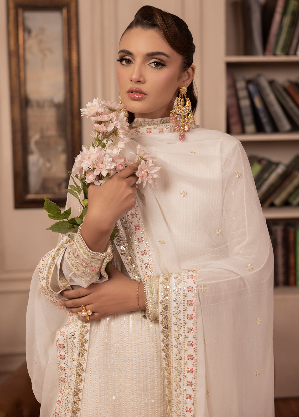 Sahane | Elyssa Festive Chiffon | CT-19005 Perle - ELYSSA -  Sahane Ladies Clothes - Original Designer Dress - House of Maryam