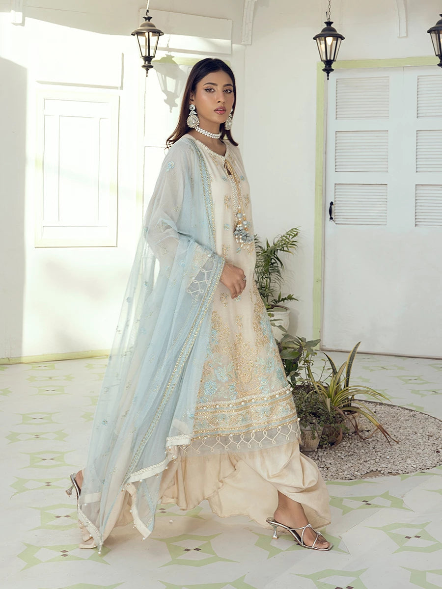 Salitex | Signature Festive Chiffon | SUNW6NO005UT -  Salitex Ladies Clothes - Original Designer Dress - House of Maryam