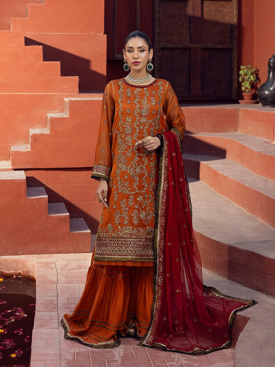 Salitex | Signature Festive Chiffon | SUNW6JI019UT -  Salitex Ladies Clothes - Original Designer Dress - House of Maryam