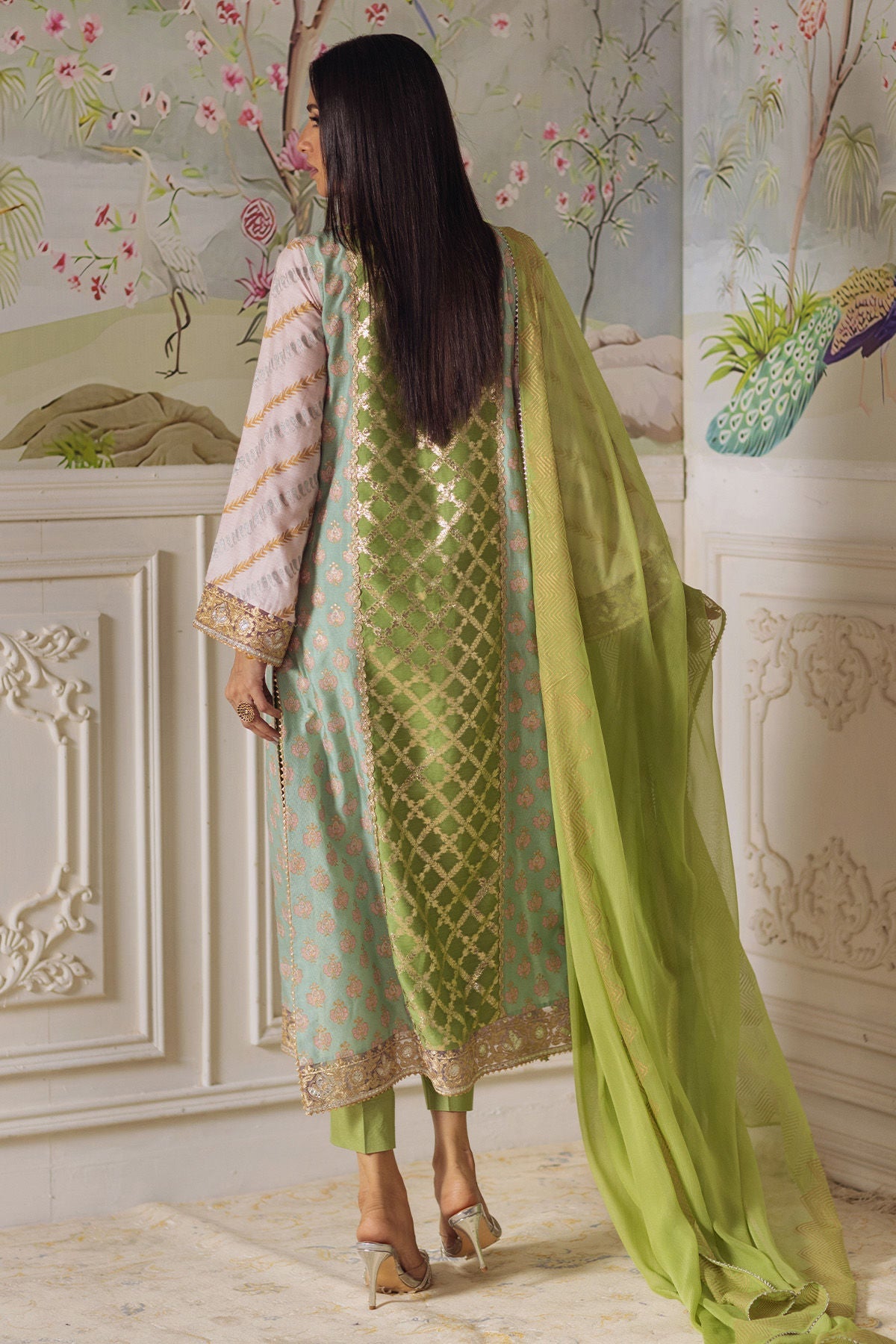 Annus Abrar | Elemental Festive | Nishba (Shirt, Pants and Dupatta)-2