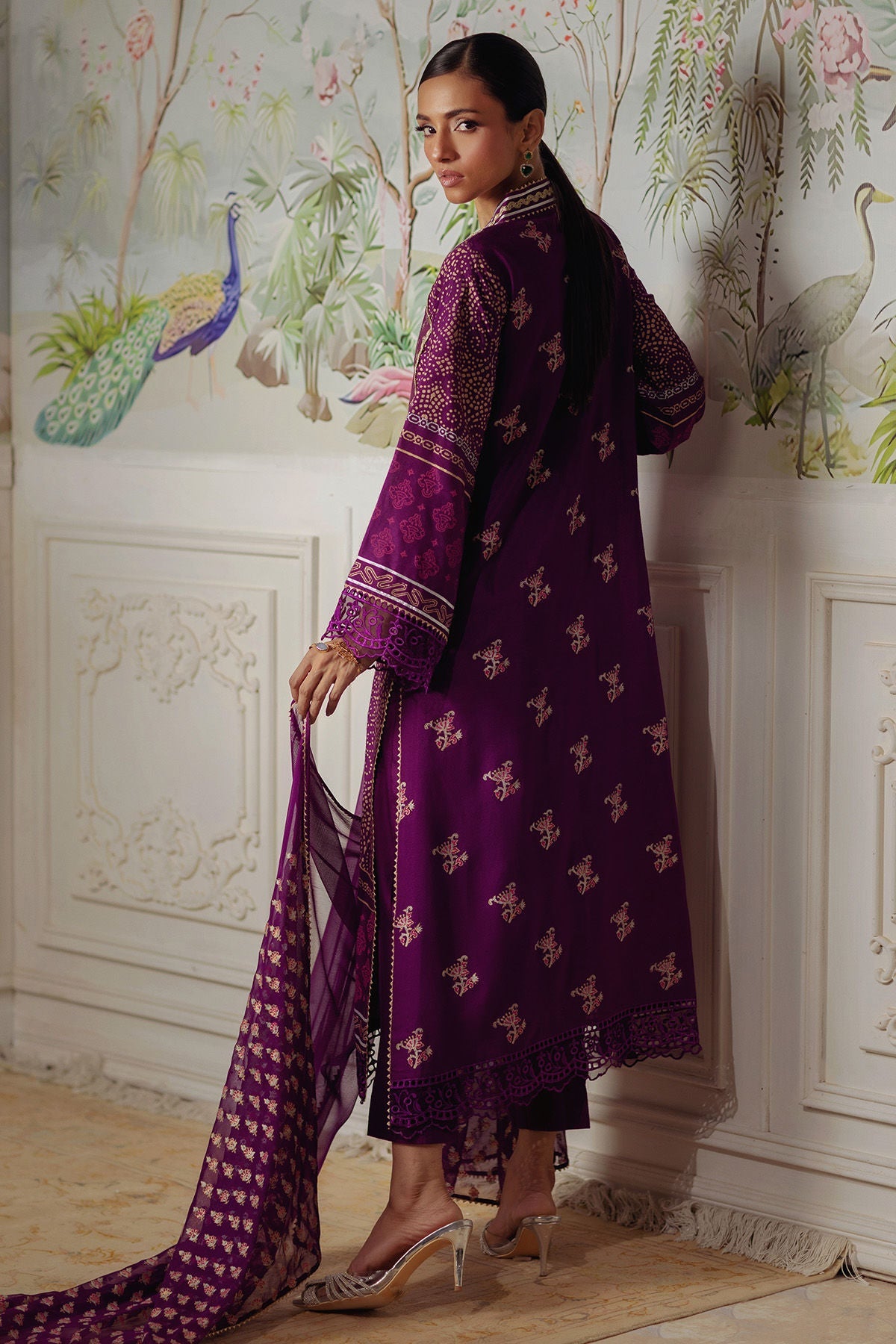 Annus Abrar | Elemental Festive | Hurmia (Shirt, Pants and Dupatta)-2