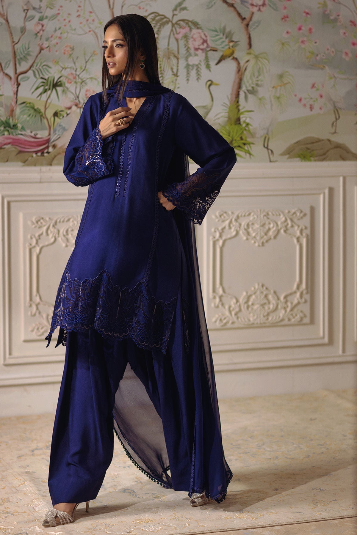 Annus Abrar | Elemental Festive | Baraan (Shirt, Pants and Dupatta)-2