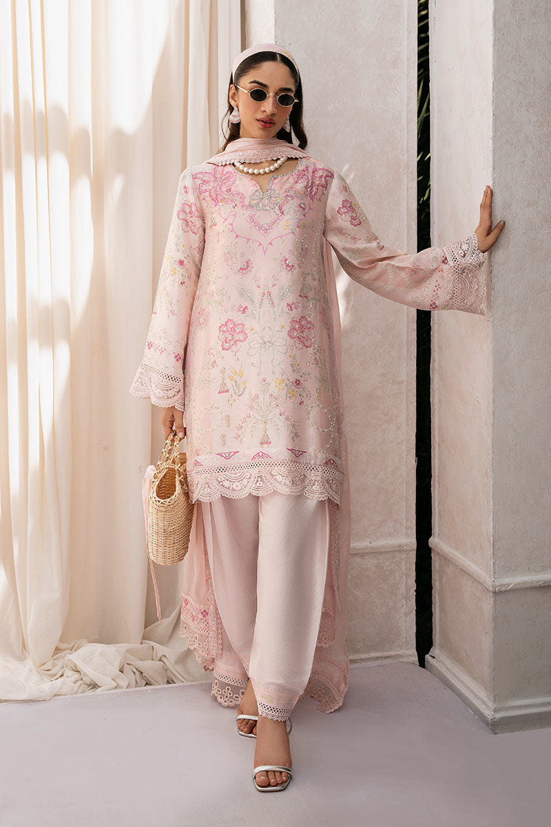 Ansab Jahangir | Digital Silk | Mahira Shirt And Dupatta