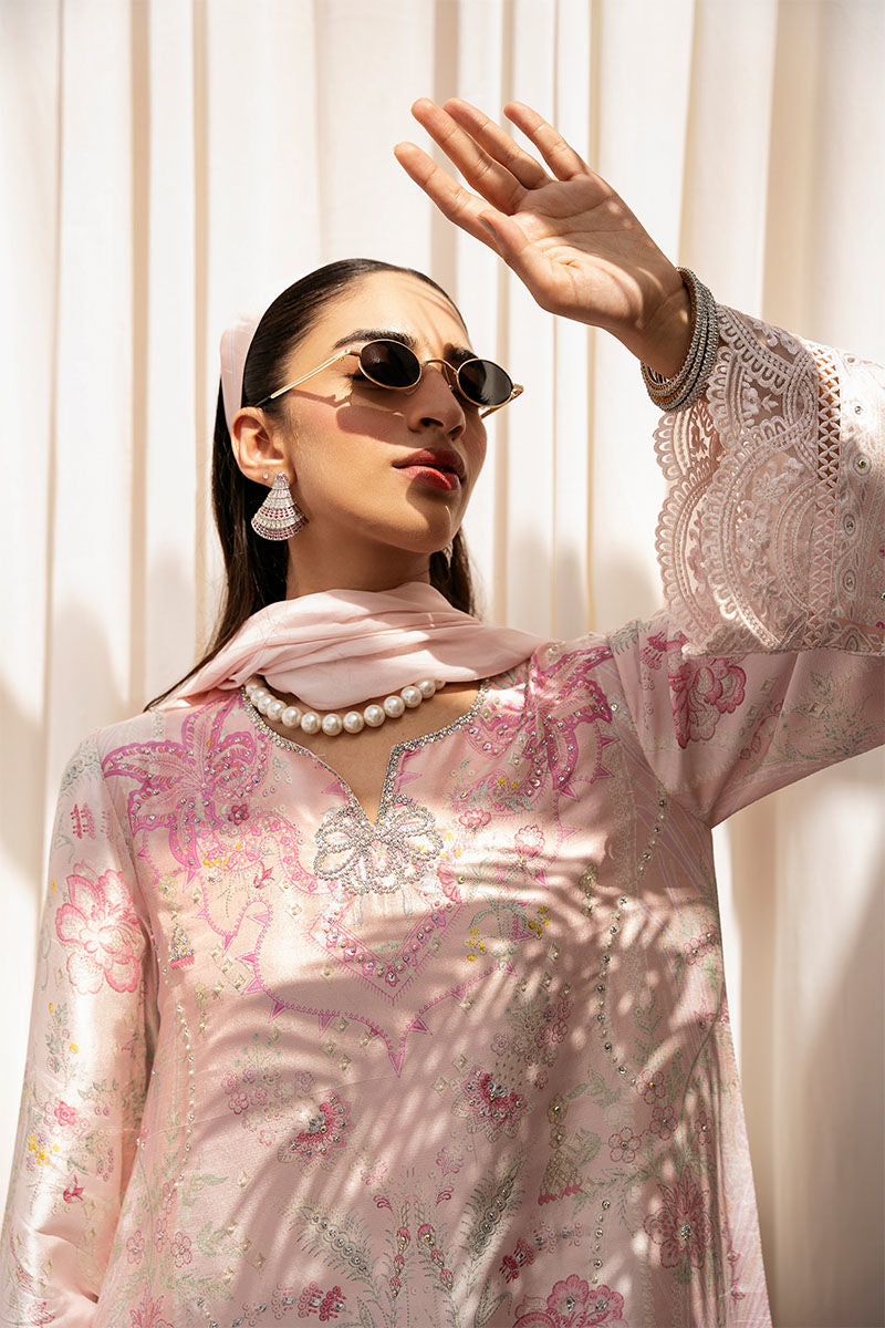 Ansab Jahangir | Digital Silk | Mahira Shirt And Dupatta, image 3