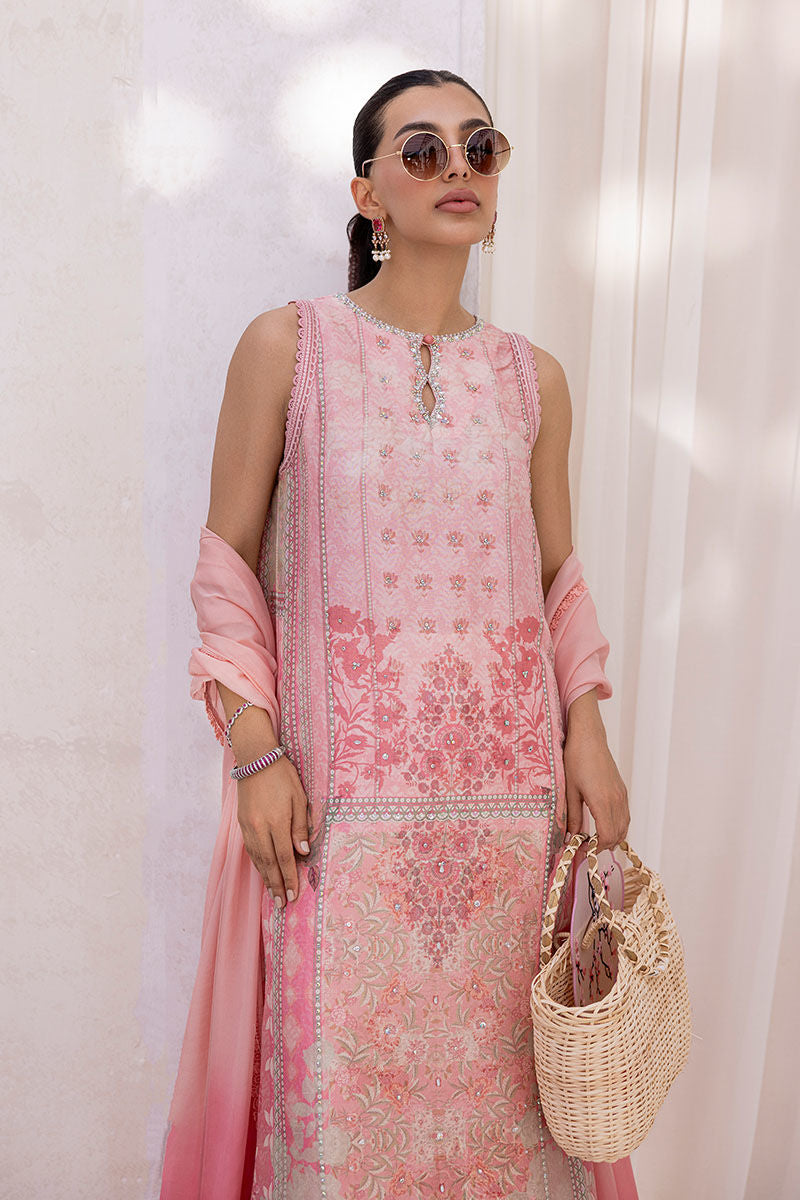 Ansab Jahangir | Digital Silk | Zoya Shirt And Dupatta, image 4