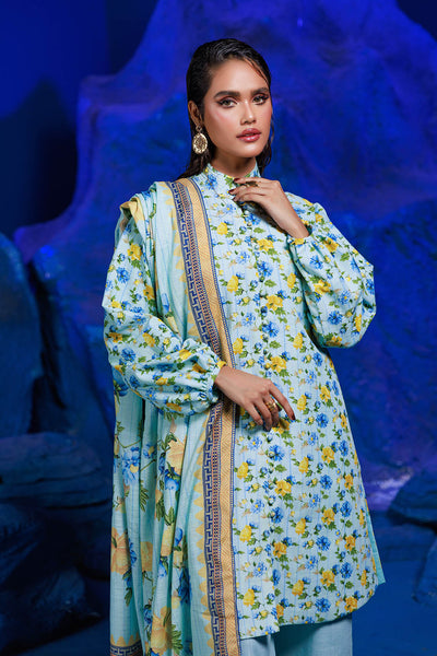 Bonanza Satrangi | Salt Water 3 Pc (1W24P3P301) -  Bonanza Satrangi Unstitched - Original Designer Dress - House of Maryam